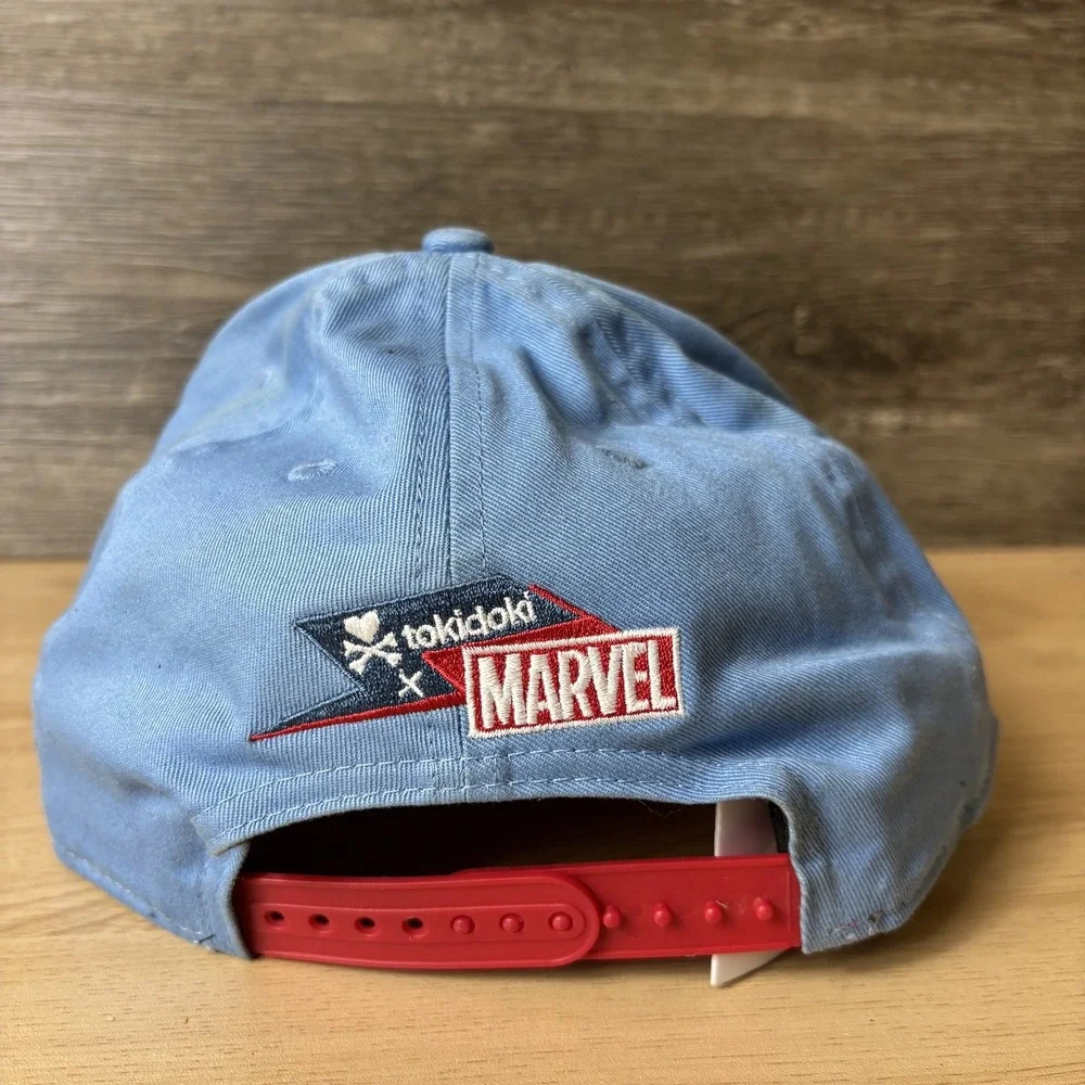 Captain America Hat Cap Snap Back Tokidoki Marvel Embroidered Comic Mens